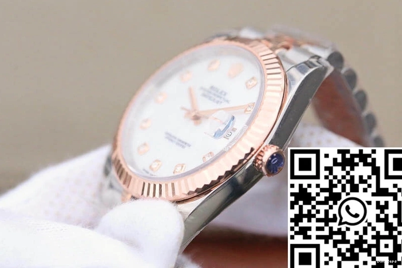 Dial Datejust EW M126331-0014 Mother-Of-Pearl White Factory Rolex 0115